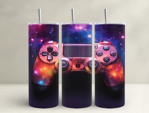 3D Game 20oz Tumbler Wrap – Creative Ideas for Custom Tumbler Designs