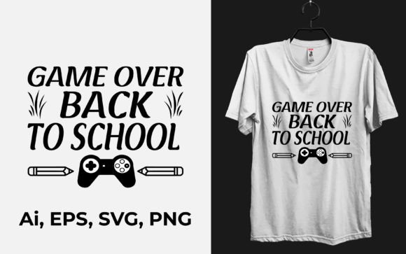 Back to School Game Over Funny T-shirt: A Fresh Take on Back-to-School Apparel
