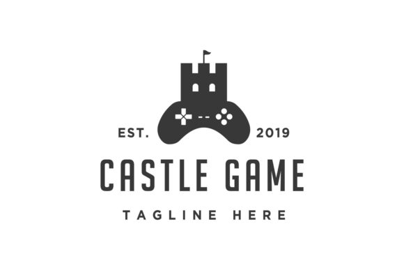 Castle Game Logo Design Template Vector: A Must-Have for Modern Game Developers