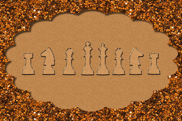 Chess Game Sports Mind Game Monogram: A Versatile Design for Creative Projects