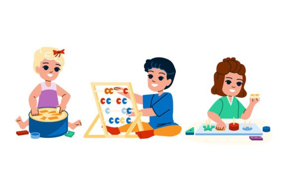Educational Game Kid Vector: Creative Visual Resources for Engaging Learning Experiences