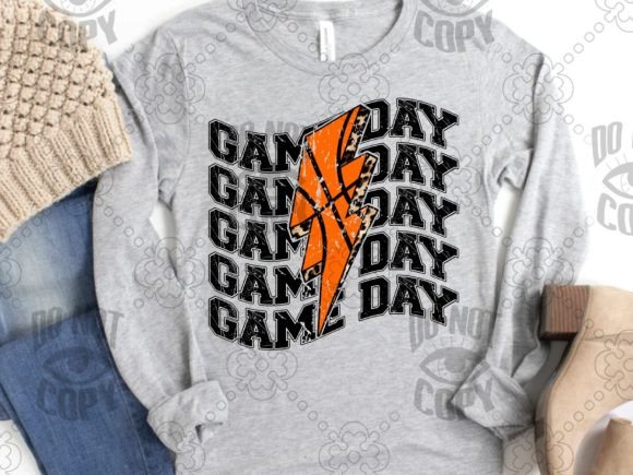 Game Day Basketball PNG Lightning Designs