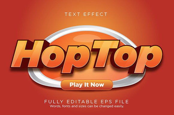 HopTop Game Text Effect Font Type: A Creative Tool for Dynamic Design Projects