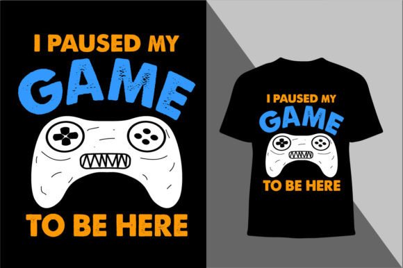 I Paused My Game to Be Here – A Unique Design for Gamers and Gift Makers