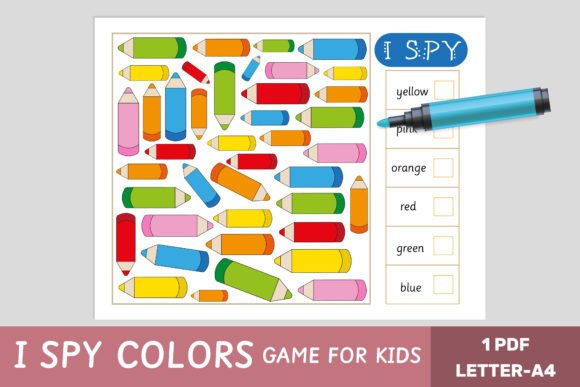 I Spy Game for Kids - Colors