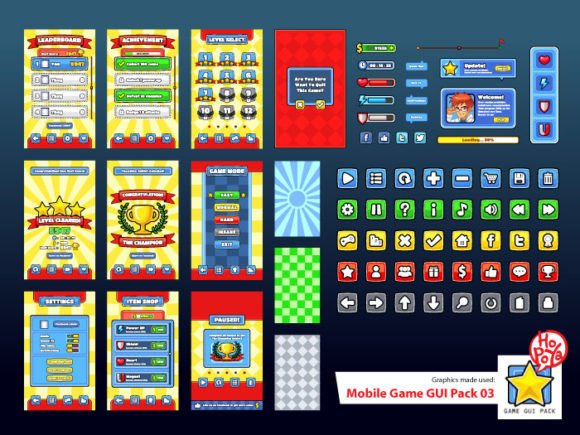 Mobile Game GUI Pack 03: A Practical UI Solution for 2D Mobile Game Development