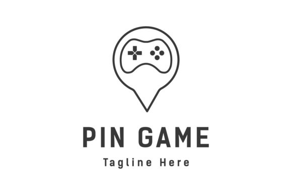 Pin Location Game Logo Design Vector: A Versatile Tool for Creative Branding