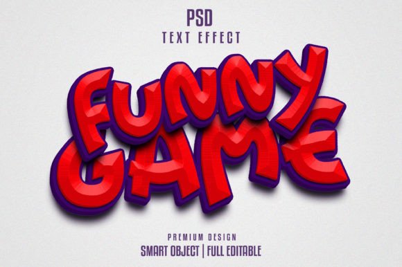 Unlock Creativity with the Funny Game Text Effect and Editable PSD Text Templates