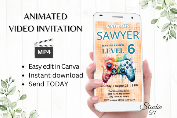 Video Game Birthday Invitation: A Digital Alternative for Modern Celebrations